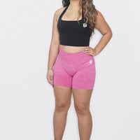 Seamless Scrunch Shorts - Pink