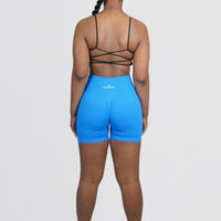 Contour Scrunch Shorts - Deep Blue