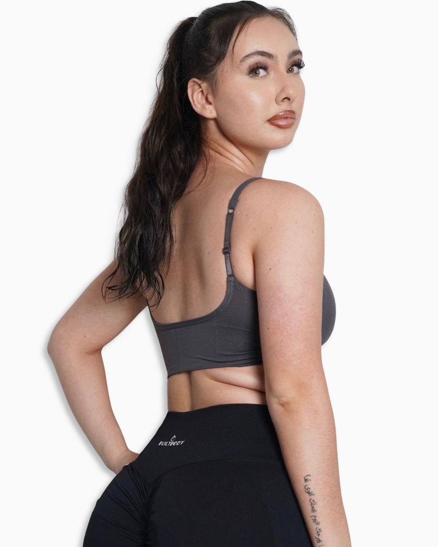 Built Body Sports Bra - Gray